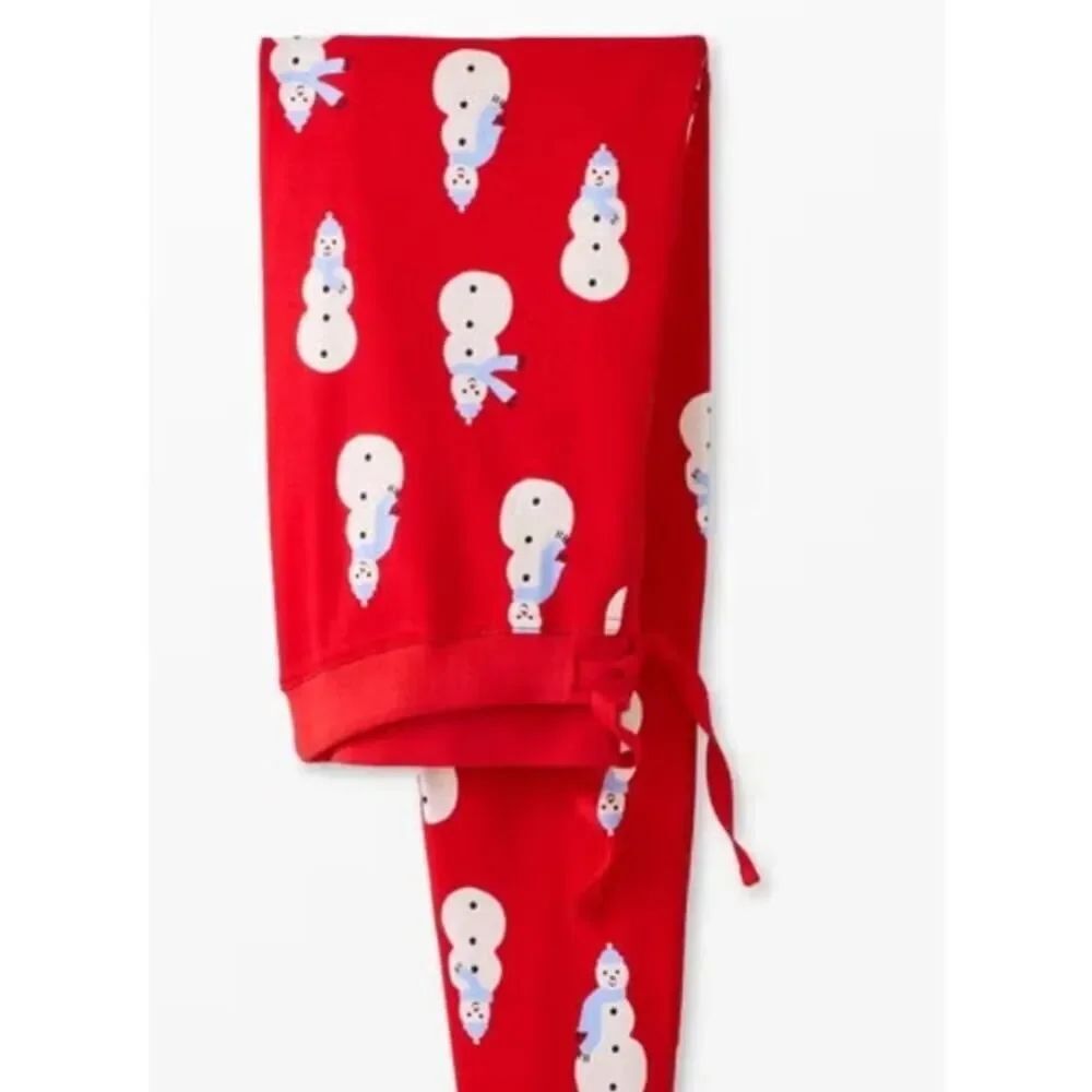 Hanna Andersen Snowman Pajama Pants Women's Sz. S